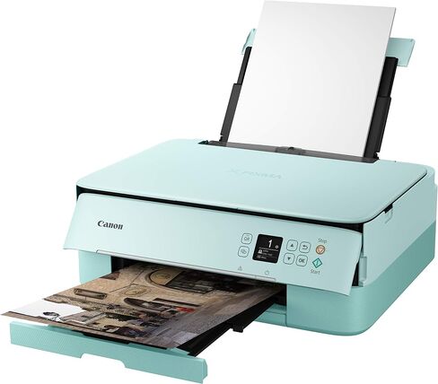 Canon TS5320 طابعة لاسلكية الكل في واحد، ماسح ضوئي، ناسخة مع AirPrint، أسود، جاهز للتجديد من Amazon Dash in Kuwait