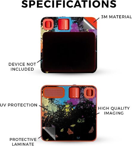 جلد لامع لامع متوافق مع Rabbit r1 - أبيض خالص - غطاء لاصق واقٍ من الفينيل الفاخر 3M - سهل الاستخدام | صُنع في الولايات المتحدة الأمريكية بواسطة MightySkins in Saudi Arabia