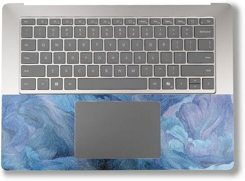 Glossy Glitter Laptop Skin Compatible with Surface Laptop 7 15" (2024) - Typhoon - Premium 3M Vinyl Protective Wrap Decal Cover - Easy to Apply | Crafted in The USA by MightySkins in Kuwait