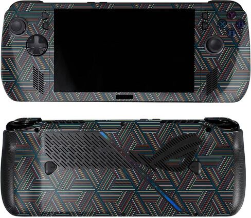 Skin Compatible with Asus ROG Ally X - Triangle Stripes - Premium 3M Vinyl Protective Wrap Decal Cover - Easy to Apply | Crafted in The USA by MightySkins in Saudi Arabia
