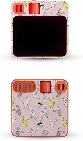 Glossy Glitter Skin Compatible with Rabbit r1 - Bunny Bunches - Premium 3M Vinyl Protective Wrap Decal Cover - Easy to Apply | Crafted in The USA by MightySkins in Saudi Arabia