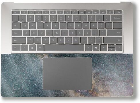 Glossy Glitter Laptop Skin Compatible with Surface Laptop 7 15" (2024) - Typhoon - Premium 3M Vinyl Protective Wrap Decal Cover - Easy to Apply | Crafted in The USA by MightySkins in Kuwait