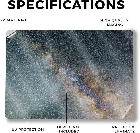 Glossy Glitter Laptop Skin Compatible with Surface Laptop 7 15" (2024) - Typhoon - Premium 3M Vinyl Protective Wrap Decal Cover - Easy to Apply | Crafted in The USA by MightySkins in Kuwait