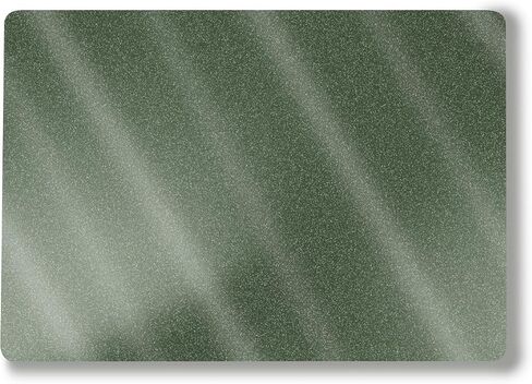 Glossy Glitter Laptop Skin Compatible with Surface Laptop 7 15" (2024) - Solid Olive - Premium 3M Vinyl Protective Wrap Decal Cover - Easy to Apply | Crafted in The USA by MightySkins in Kuwait