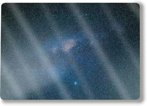 Glossy Glitter Laptop Skin Compatible with Surface Laptop 7 15" (2024) - Night Sky - Premium 3M Vinyl Protective Wrap Decal Cover - Easy to Apply | Crafted in The USA by MightySkins in Saudi Arabia