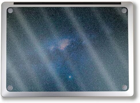Glossy Glitter Laptop Skin Compatible with Surface Laptop 7 15" (2024) - Night Sky - Premium 3M Vinyl Protective Wrap Decal Cover - Easy to Apply | Crafted in The USA by MightySkins in Saudi Arabia