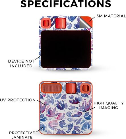 Glossy Glitter Skin Compatible with Rabbit r1 - Black Modern Camo - Premium 3M Vinyl Protective Wrap Decal Cover - Easy to Apply | Crafted in The USA by MightySkins in Saudi Arabia