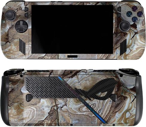 Skin Compatible with Asus ROG Ally X - Triangle Stripes - Premium 3M Vinyl Protective Wrap Decal Cover - Easy to Apply | Crafted in The USA by MightySkins in Saudi Arabia