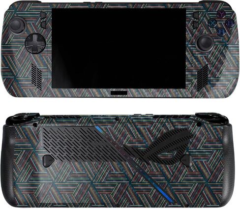 Skin Compatible with Asus ROG Ally X - Triangle Stripes - Premium 3M Vinyl Protective Wrap Decal Cover - Easy to Apply | Crafted in The USA by MightySkins in Saudi Arabia