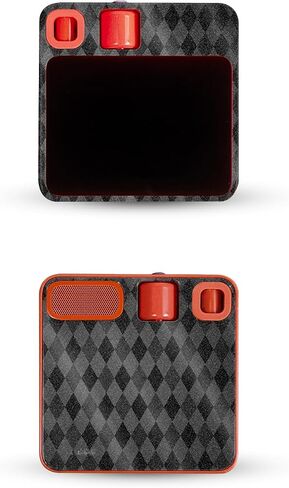 Glossy Glitter Skin Compatible with Rabbit r1 - Black Modern Camo - Premium 3M Vinyl Protective Wrap Decal Cover - Easy to Apply | Crafted in The USA by MightySkins in Saudi Arabia