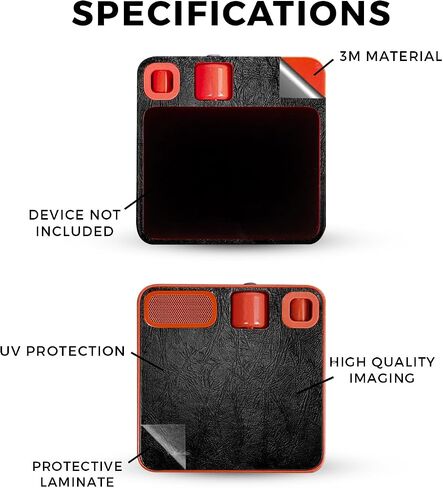 Glossy Glitter Skin Compatible with Rabbit r1 - Black Modern Camo - Premium 3M Vinyl Protective Wrap Decal Cover - Easy to Apply | Crafted in The USA by MightySkins in Saudi Arabia