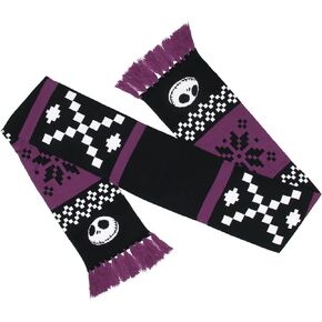 The Nightmare Before Christmas Jack Skellington Knit Scarf