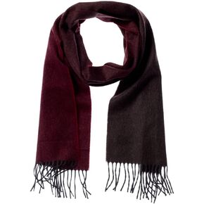 Hickey Freeman Patterned 100% Italian Cashmere Scarf for Men – Ultra-Soft Men’s Winter Scarves, 66-Inches x 12-Inches