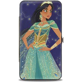 Buckle-Down Women's Hinge Wallet-Aladdin Jasmine