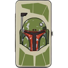 Buckle-Down Women's Hinge Wallet-Star Wars Boba Fett, 7" x 4"