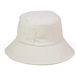 قبعة دلو من القماش القطني المموج للنساء من قلة الألوان in Kuwait