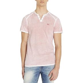 Buffalo David Bitton Men's Short Sleeve Split Neck Henley