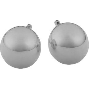 Kooljewelry 10k Yellow or White Gold High Polish 8 mm Stud Ball Earrings