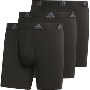 adidas mens Performance Stretch Cotton Boxer Brief Underwear (3-pack) Designed for Active Comfort and All Day Wear. Boxer Briefs (pack of 3)