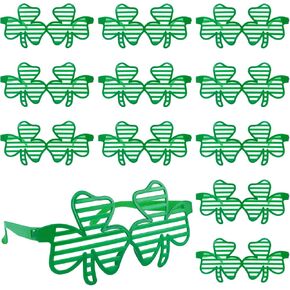 نظارات شامروك الشمسية نظارات سانت باتريك النهارية، نظارات خضراء بظلال البرسيم نظارات سانت باتريك للنساء والرجال in Kuwait