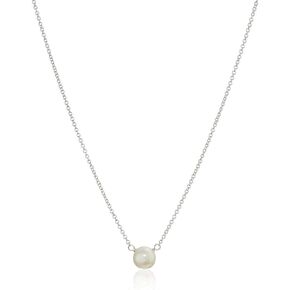 Dogeared Pearls of Love Freshwater Cultured Sterling Silver 16" Boxed Necklace,5.5-6.0 mm