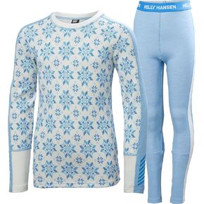 Helly-Hansen Junior Unisex Graphic LIFA Merino Set