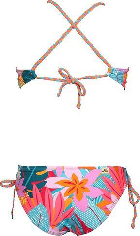 Girls' Tankini Top and Side Tie Hipster Bottom Swimsuit Set in Saudi Arabia