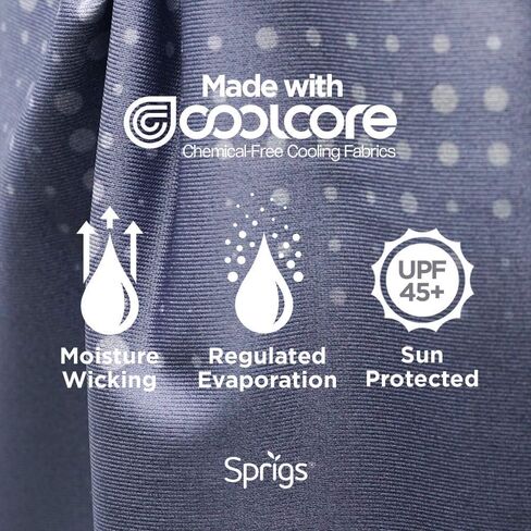 مرفق غطاء قبعة الحماية من الشمس من سبريجس مع عامل حماية من الشمس SPF 45+ ونسيج تبريد in Kuwait