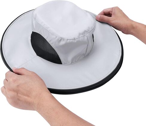 ACBungji رئيس صافي قبعة قابلة للإزالة الشمس النحل سفاري علة القبعات مع المعاوضة لصيد الأسماك والصيد والبستنة في الهواء الطلق حماية من الأشعة فوق البنفسجية in Kuwait