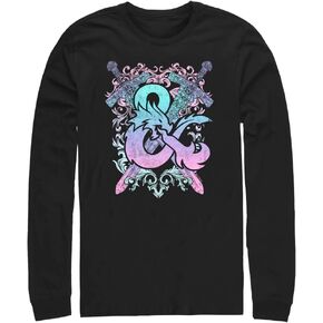 Hasbro Big & Tall Men's Dungeons & Dragons Pastel Playable Tops Long Sleeve Tee Shirt