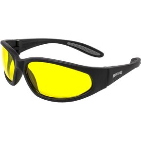 Hercules Motorcycle Sunglasses Safety Riding Glasses Anti-Fog ANSI Rated