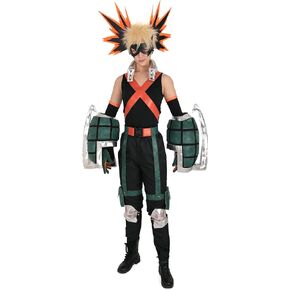 miccostumes Men's Anime Hero Cosplay Costume with Gauntlets