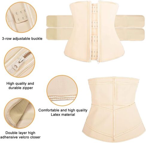 مشد خصر للنساء من كوستال روز، مشد تحت الصدر، مشد للخصر، مشد للخصر، الساعة الرملية in Kuwait