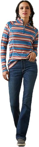 Ariat Female Laguna 1/4 Zip Top Horizon Serape X-Large in Saudi Arabia