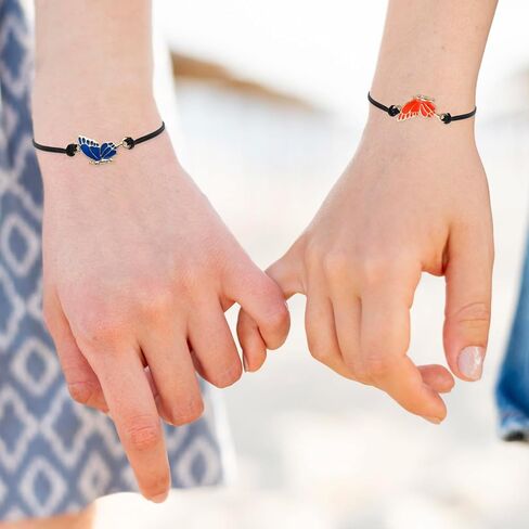 Best Friends Friendship key chain Butterfly, Multicolor, 16-26cm/6.3-10.24in in Kuwait