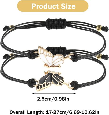 Best Friends Friendship key chain Butterfly, Multicolor, 16-26cm/6.3-10.24in in Kuwait