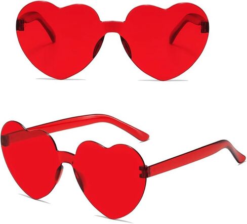 8 قطع من عصابات الرأس والنظارات الشمسية على شكل قلب عيد الحب، 4 قطع من قبعات الرأس و4 قطع من النظارات لحفلات عيد الحب التنكرية in Kuwait