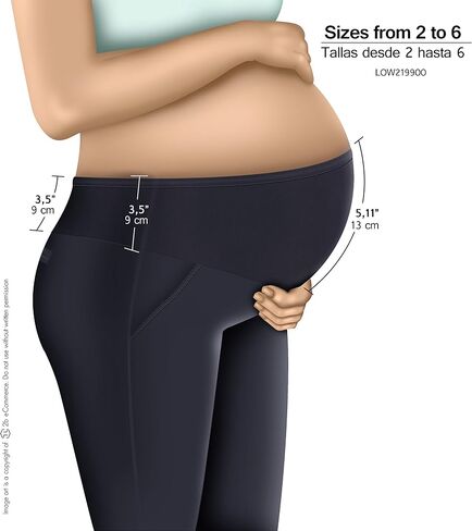 L.O.W.L.A SHAPEWEAR High Rise Maternity Jeans for Pregnant Women | Pantalones Maternos in Kuwait