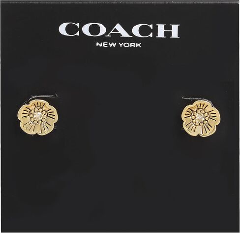 COACH Tea Rose Stud Earrings in Saudi Arabia