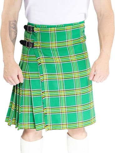 The Laoch Traditional Dress Kilt for Men, Available in 4 Tartan Patterns in Kuwait
