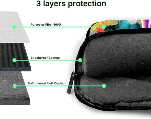 EZYES Afro Woman Laptop Bag Briefcase Shoulder Messenger Tablet Bag Business Carrying Handbag Working Computer Bag in Kuwait