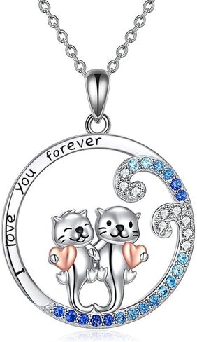 هدايا قضاعة للنساء من الفضة الإسترلينية قلادة قضاعة البحر قلادة قضاعة لطيفة للفتيات هدية مجوهرات عيد الأم in Kuwait