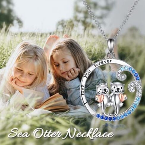 هدايا قضاعة للنساء من الفضة الإسترلينية قلادة قضاعة البحر قلادة قضاعة لطيفة للفتيات هدية مجوهرات عيد الأم in Kuwait