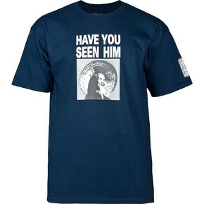 Powell Peralta Animal Chin Have You Seen Him? T-Shirt, Navy, X-Large