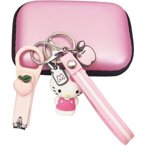 Funny Keychains Anime Nail Clipper Keychains for Girls Cute Keychain Anime Cat(KP)