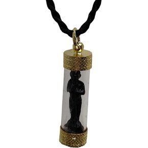 تميمة تايلاندية اي خاي كومان ثونغ سوداء سيام قلادة بوذية للنساء والرجال دلايات المال التايلاندية الشهيرة السحر المبارك البوذيين المباركين كيفية جذب الثروة قلادة جذب المال، غامبل in Kuwait