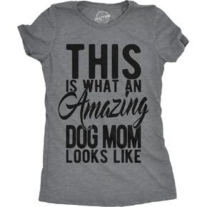 Crazy Dog Womens Funny Mom T Shirts Novelty Sports and Sarcastic Motherhood Tees for Amazing Moms