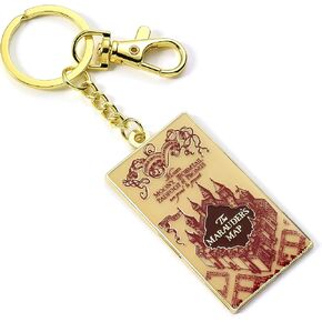 The Carat Shop Harry Potter Official Marauders Map Keyring, Multicolor, One Size, Chain,Enamel
