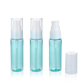Small Pump Bottles 1 oz Travel Size Leakproof Pump Bottles for Lotion, Shampoo , Essential Oil and Other Toiletries with Bottle Label