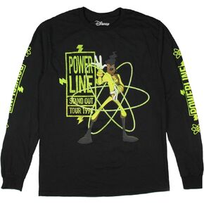 Disney Powerline Stand Out Concert Goofy Tour Long Sleeve Mens T-Shirt